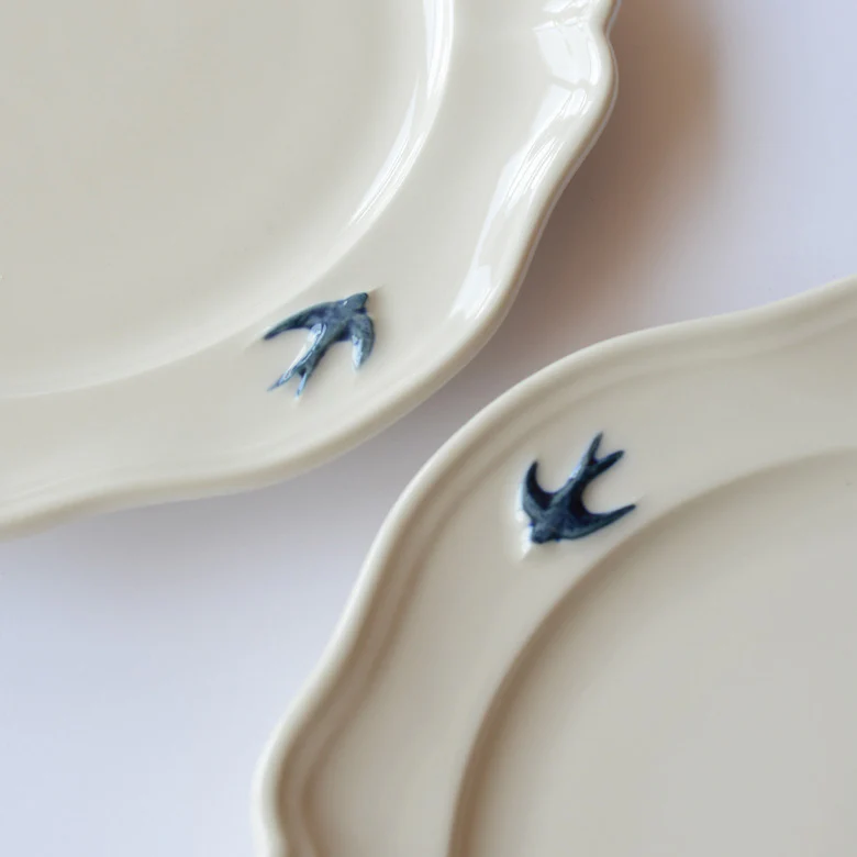 Small Early Bird Oval Plate - Image 6
