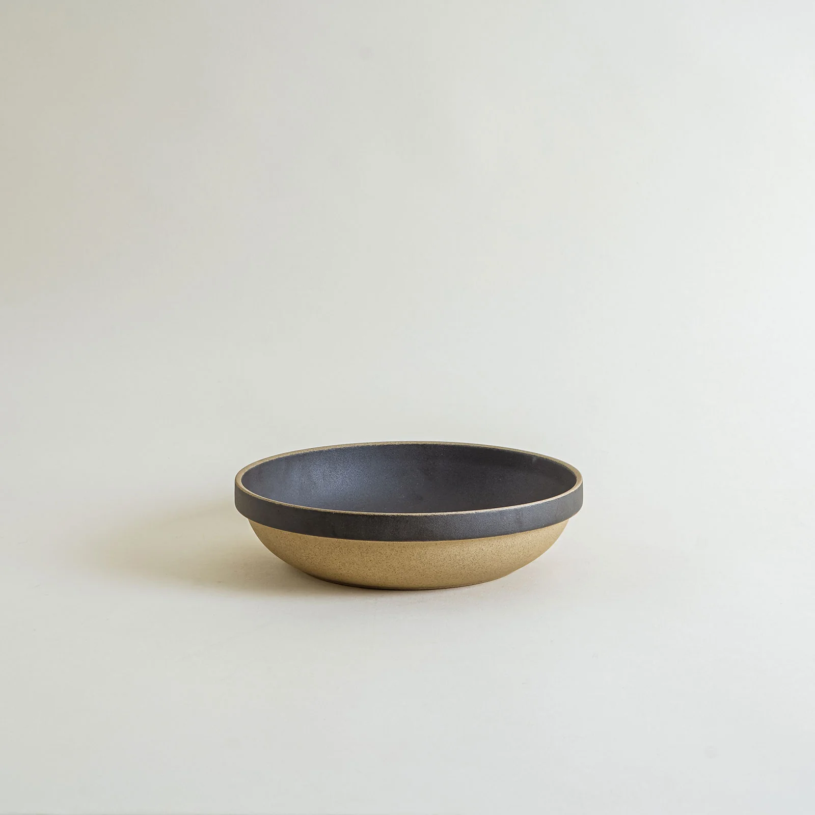 8.6" Hasami Porcelain Round Serving Bowl in Black