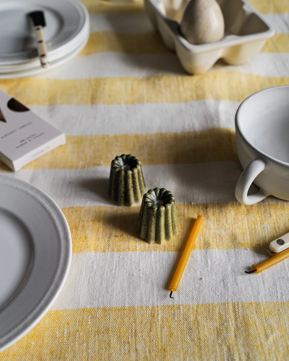 Canelé Porcelain Candle Holder - Image 7