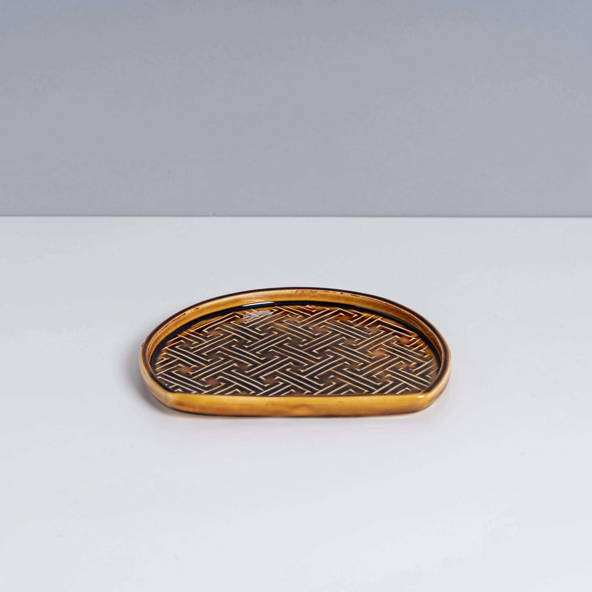 Patterned Plate - Half Moon - Image 3