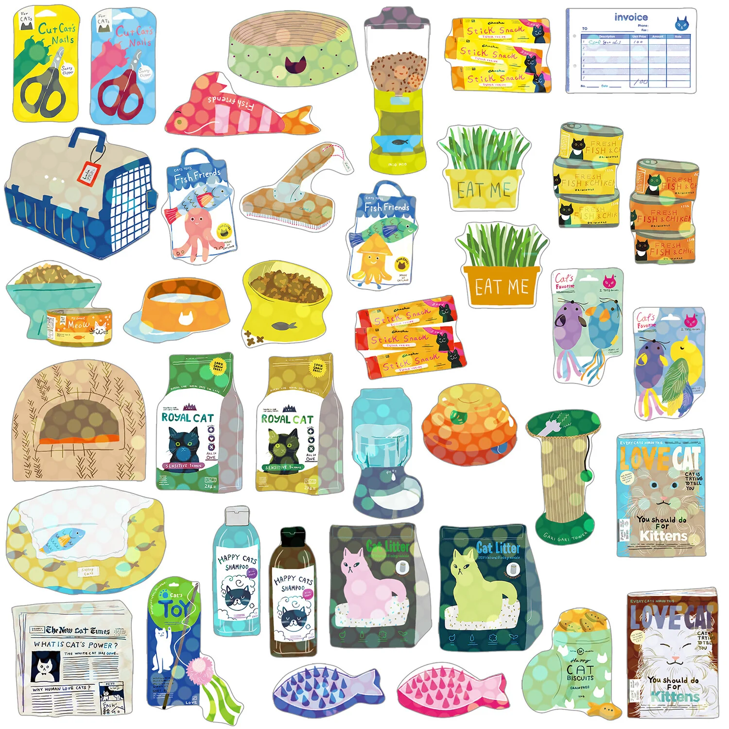 Haco Sticker Box - Cat Supplies - Image 2