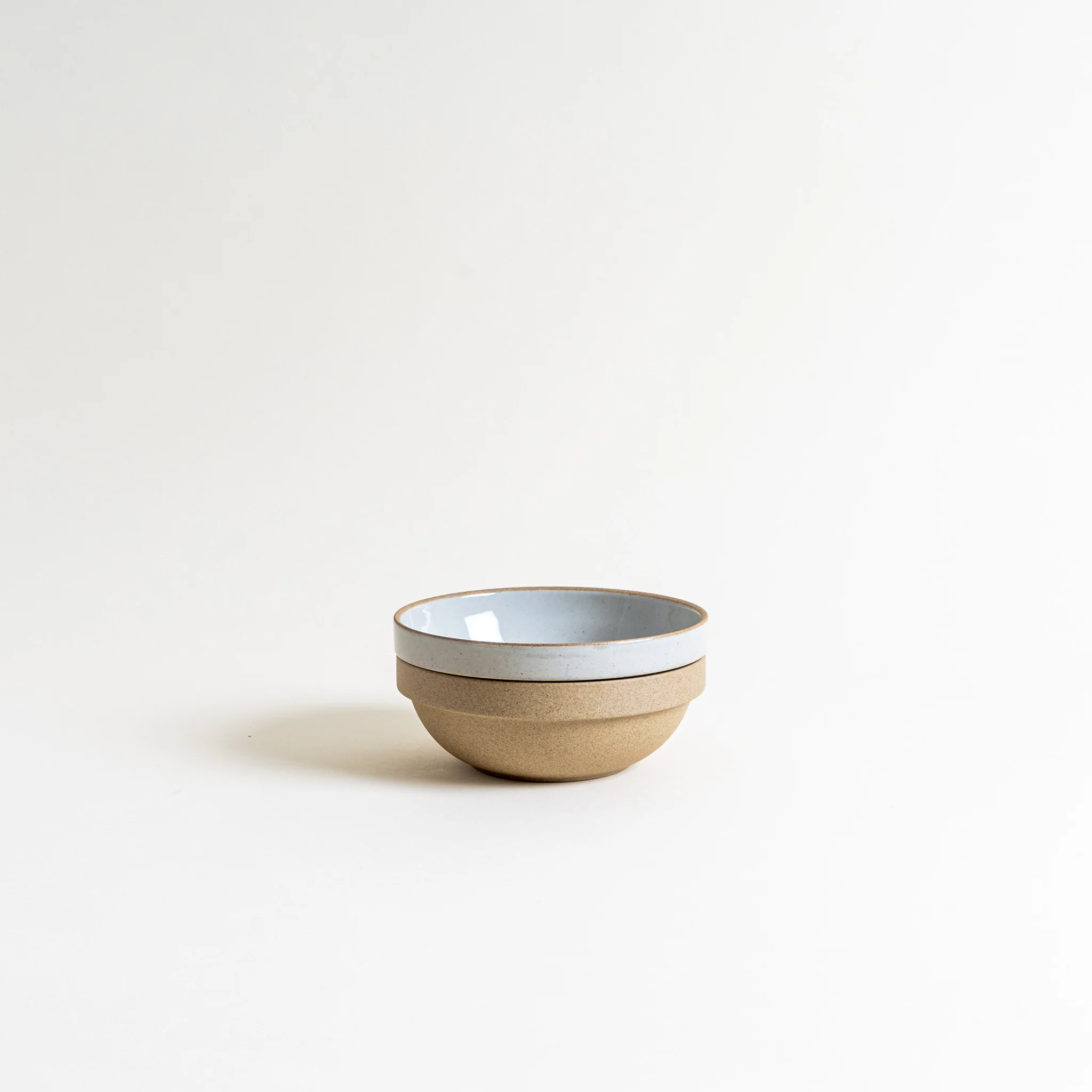 5.7" Hasami Porcelain Round Bowl in Gray - Image 2
