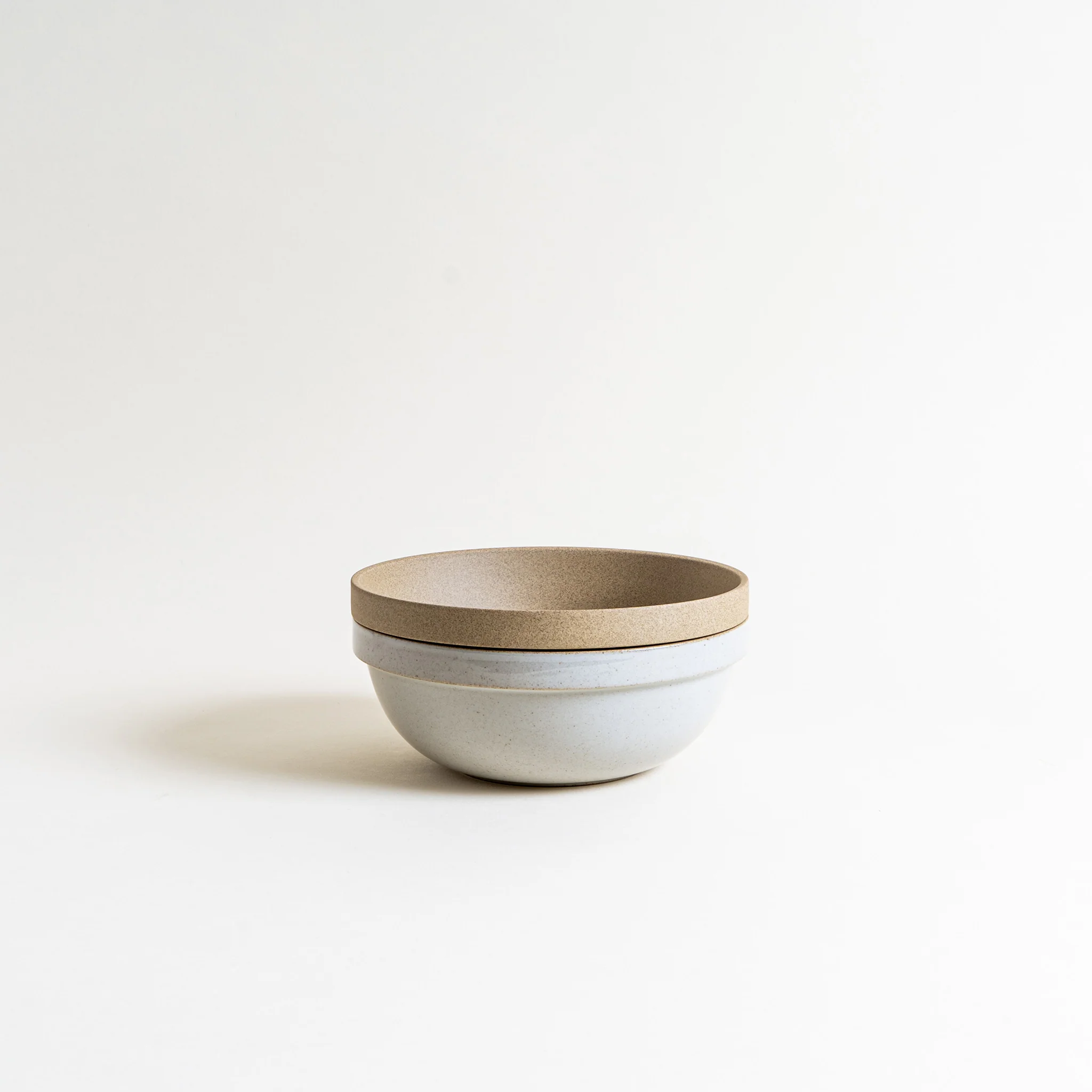 7.3" Hasami Porcelain Deep Round Bowl in Natural - Image 2