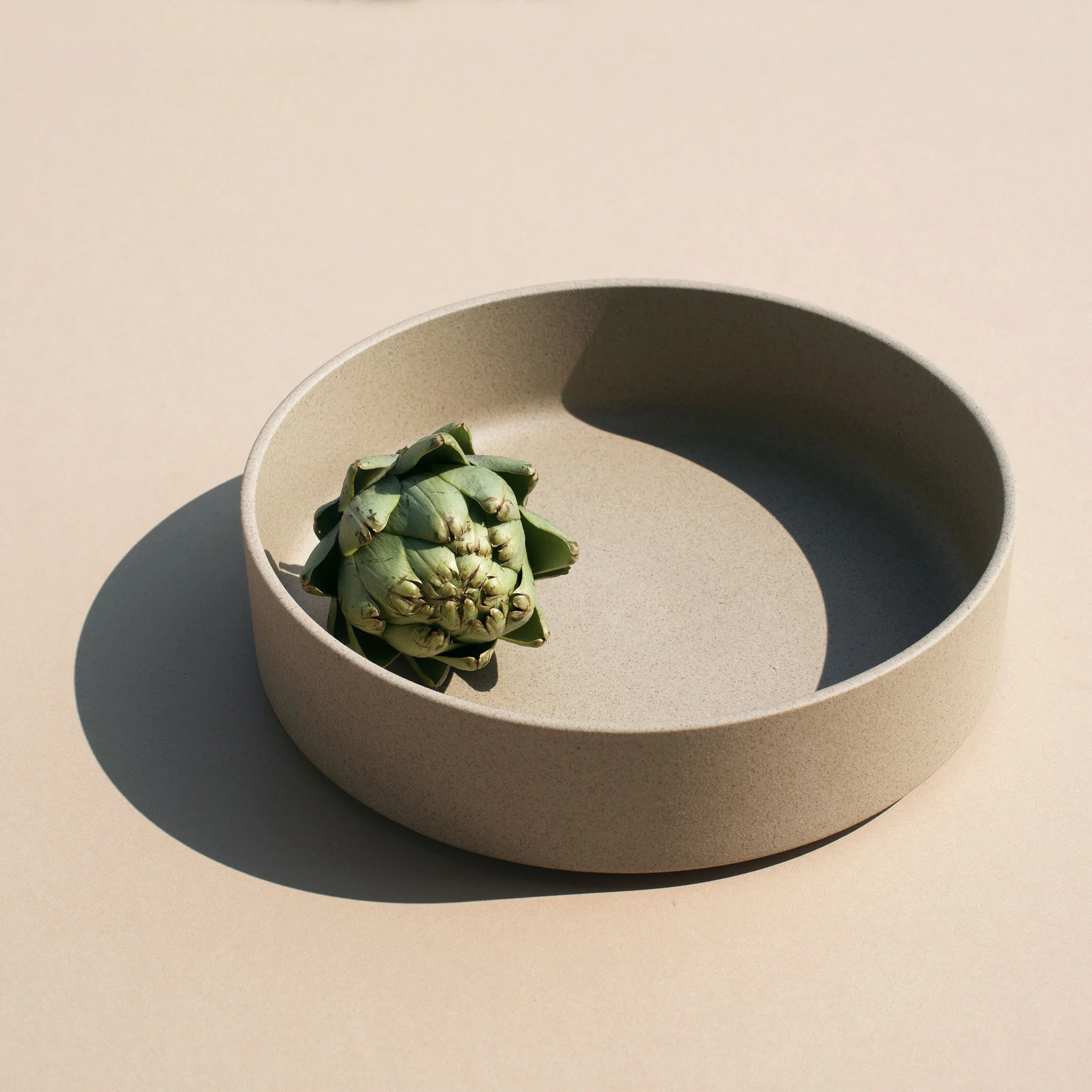 8.6" Hasami Porcelain Serving Bowl in Natural - Image 3