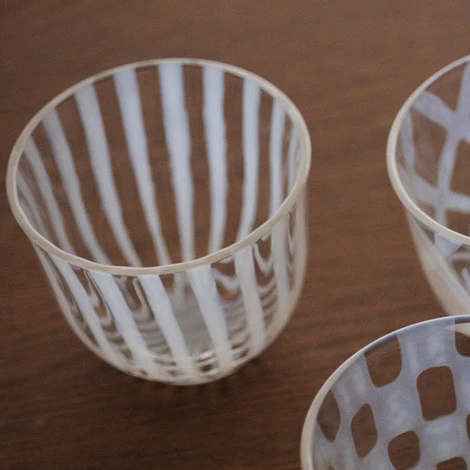 Taisho Roman Iced Tea Glass in Stripe - Image 6