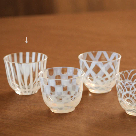 Taisho Roman Iced Tea Glass in Stripe - Image 7