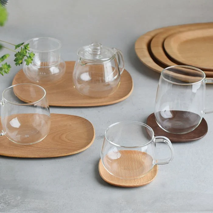 Kinto UNITEA Coaster in Beech - Image 3