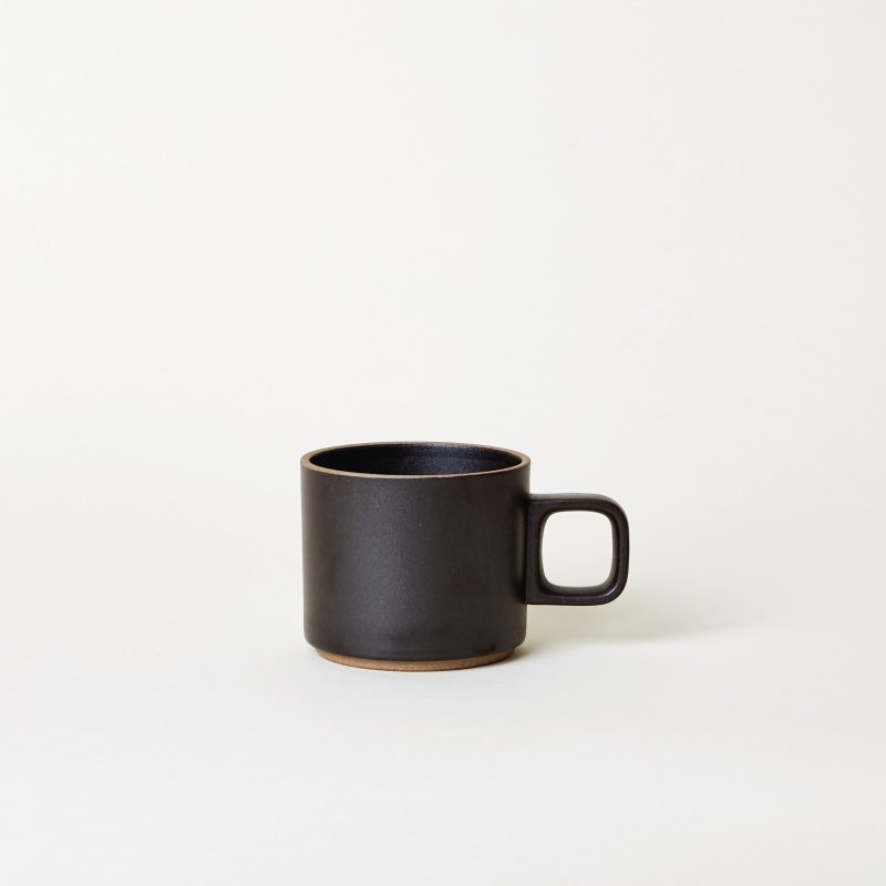 hasami porcelain mug black 11 oz mogutable