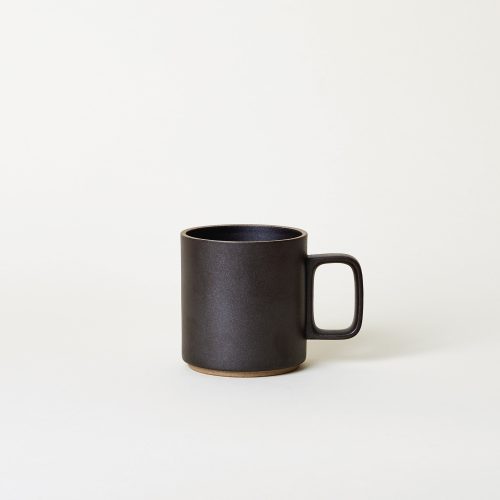 hasami porcelain mug black 13 oz mogutable